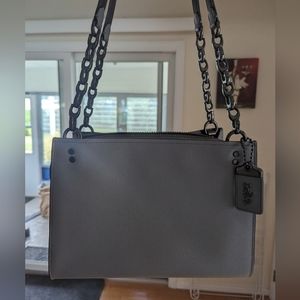 ❌SOLD❌Coach Gray Rogue Shoulder Bag